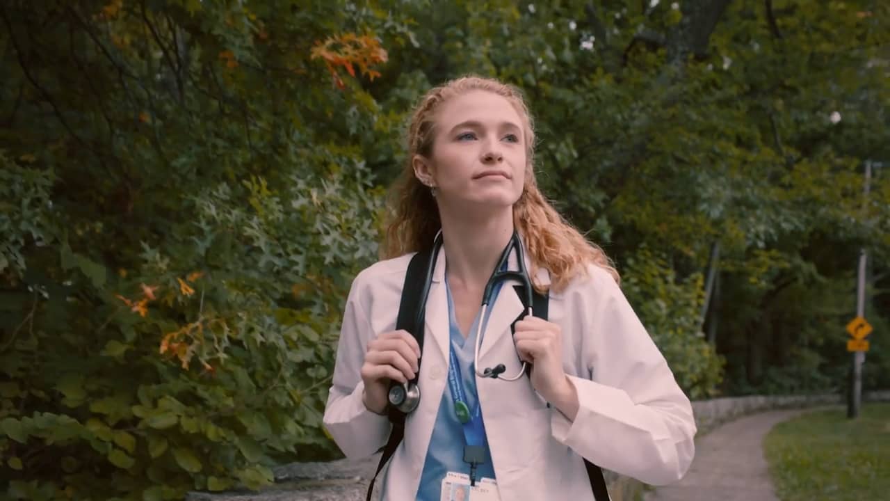 Woman in park
